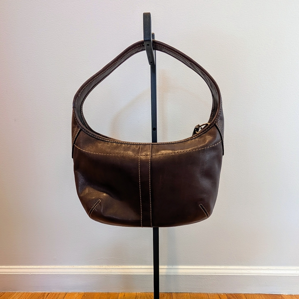 Coach Brown Leather Ergo Small Hobo Bag - Picture 6 of 7